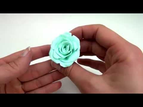 Video: Wie Man Eine Rose Aus Fimo Macht