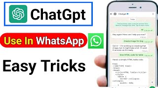 Celebrity How to Add WhatsApp Chat Gpt || how to use chatgpt in whatsapp Chatgpt ko whatsapp me kaise chalaye Wealth