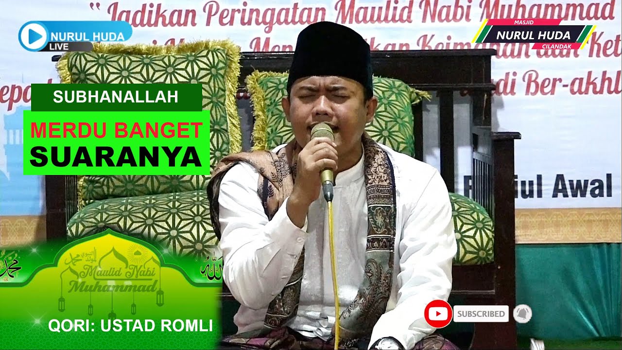 Ustad ROMLI Qori Bersuara MERDU dari PANIMBANG Bikin MERINDING Pendengar