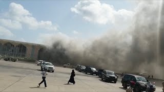Five killed in Aden airport blasts after new Yemeni government lands Five killed in Aden airport blasts after new Yemeni government lands