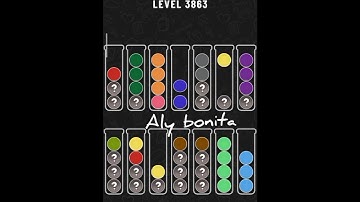 ball sort puzzle level 3863