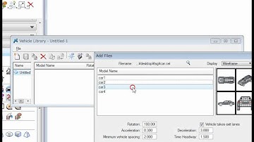 Traffic Animation by MicroStation V8i (SS3)