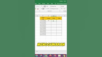 Cara Memisahkan Tanggal Bulan Dan Tahun Pada Microsoft Excel #jagoexcel #microsoftexcel #microsoft