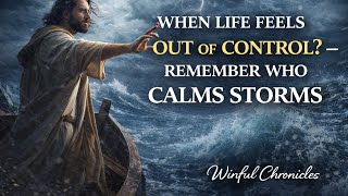 Saat Hidup Terasa Tak Terkendali  Ingatlah Siapa Yang Menenangkan Badai