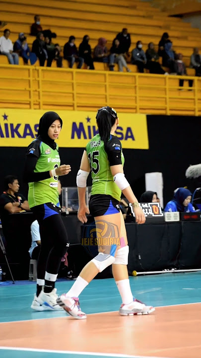Megawati duet Yolla Yuliana saat Proliga #volleyball #shorts #megawati #yollayuliana #proliga
