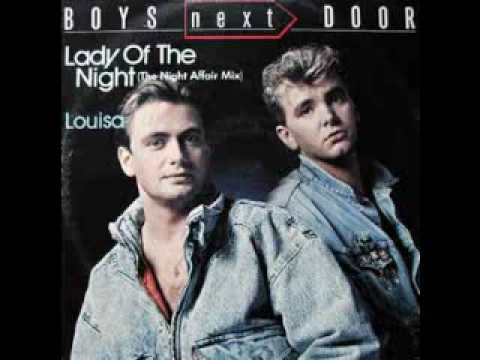 Boys Next Door  - Lady Of The Night (The Night Affair Mix)