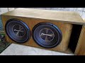 Stained Kerf Plywood Car Subwoofer Box - Build at Home