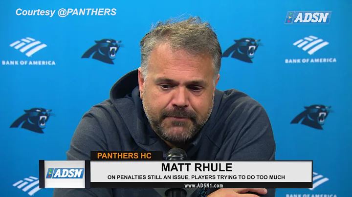 Carolina Panthers head coach Matt Rhule on why the...