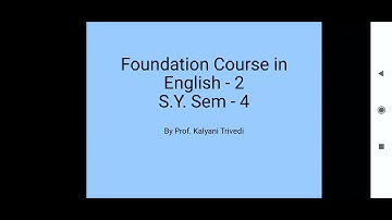 S.Y.B.Com_Sem-4_English_Story Writing_Lecture-2_ By Prof. Kalyani Trivedi