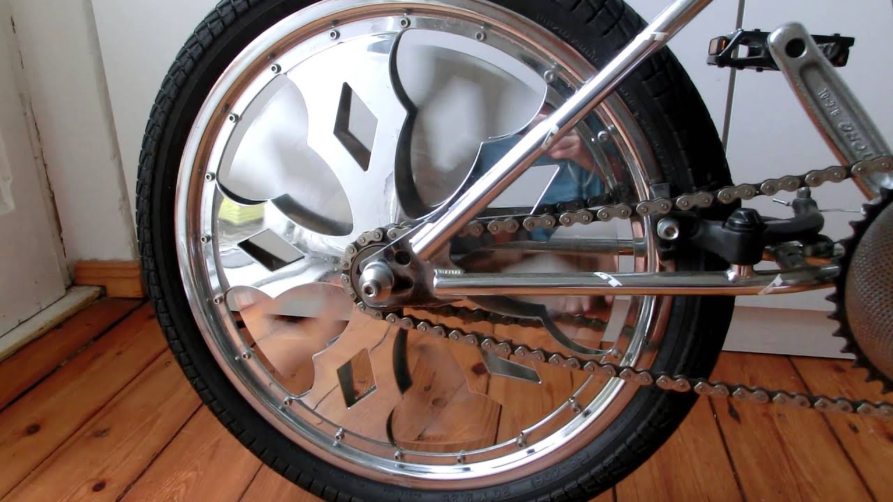 BMX mit Spinningwheels (Spinners) deuce spinners YouTube