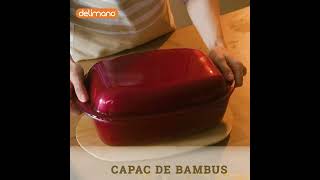 Set vase de copt 3 L si 1,5 L cu capac din bambus Royal Supreme Set vase de copt 3 L si 1,5 L cu capac din bambus Royal Supreme