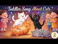 Toddler Song About Cats | Learn Cat Colors with Fun and Music 🐱🎶