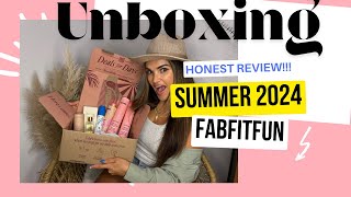 UNBOXING!!!! HONEST REVIEW!!! Fabfitfun Summer 2024 ☀️🌴#fabfitfunpartner #fabfitfun