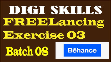 Freelancing Exercise 03|Batch 08|DigiSkills|Skills2020
