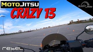 Motorcycle skills! Crazy 13 - MotoJitsu Master Riding Program