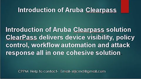 How tp configure the TACACS  at Aruba Clearpass step by step explanation with example .