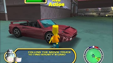 The Simpsons Hit and Run: Level 6 - Mission 2 - Getting Down with the Clown