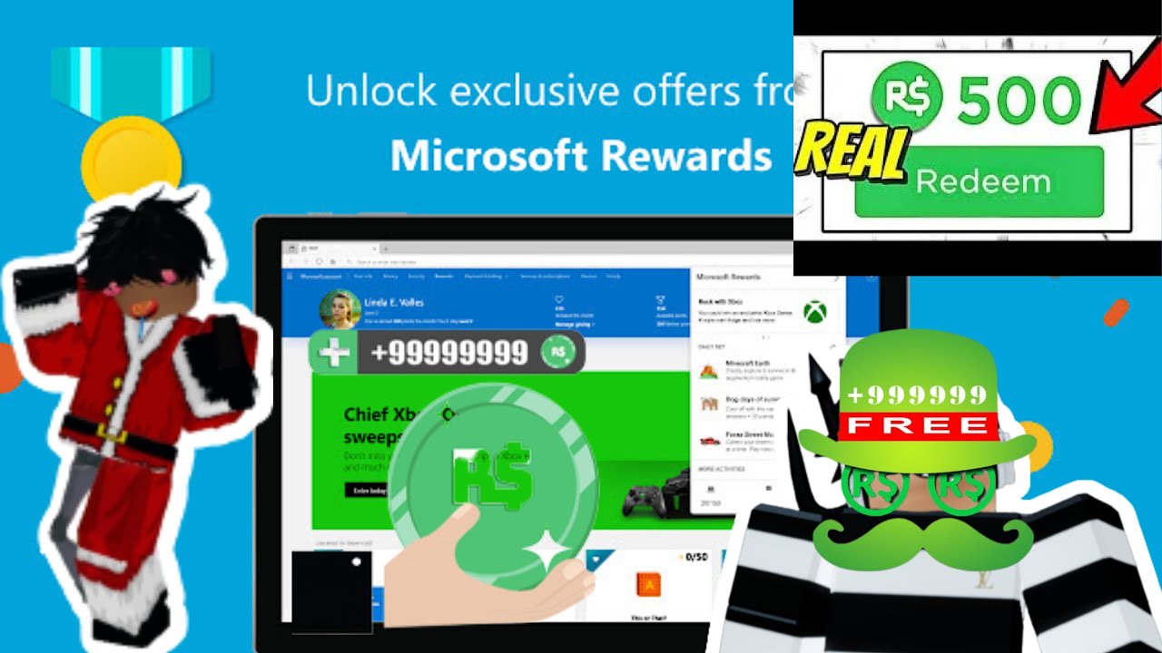 How to Get FREE Robux/Microsoft Points (Roblox Microsoft Rewards) 
