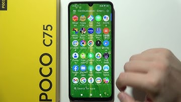 POCO C75: Change App Drawer Background