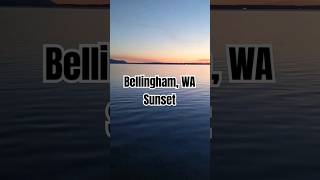 Sunset over Bellingham Bay, Washington #nature #travel #pnw