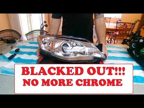 BLACKOUT WRX STI HEADLIGHTS | HOW TO TUTORIAL | 2008 2009 2010 2011 2012 2013 2014