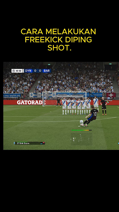Download lagu Tutorial freekick dipping shot | PS3, PS4, PS5. #efootball2025 #pes2021 #gaming
