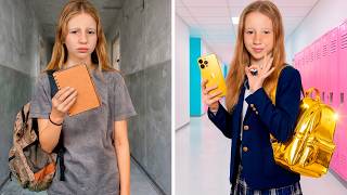 nastya tries cardboard school real school