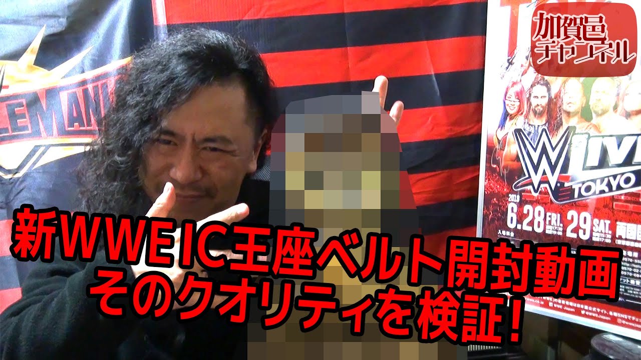 WWEインターコンチネンタルチャンピオンベルト レプリカ開封動画 前編 