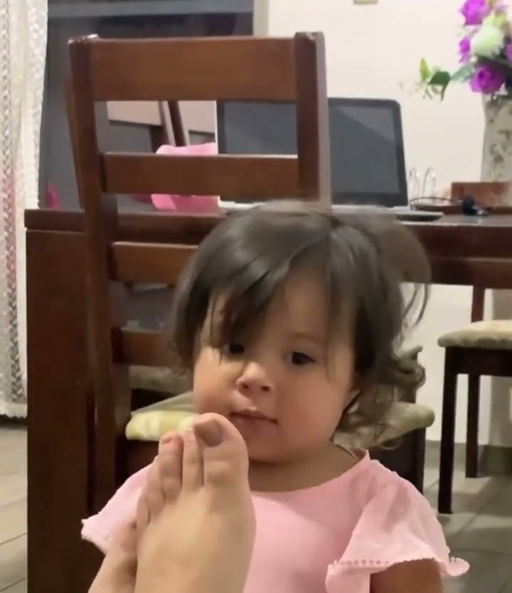 Toddler Reacts To Smelly Foot || ViralHog