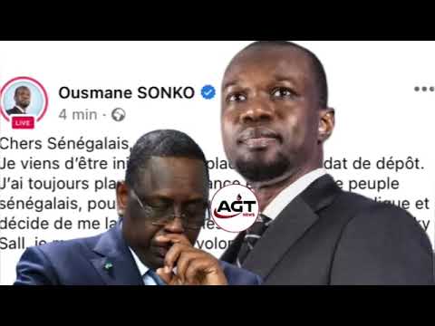 degloule mesage bi Ousmane sonko diokh la jeunness triste