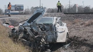 Train Hits Car In Lafayette Driver Suffers Minor Injuries