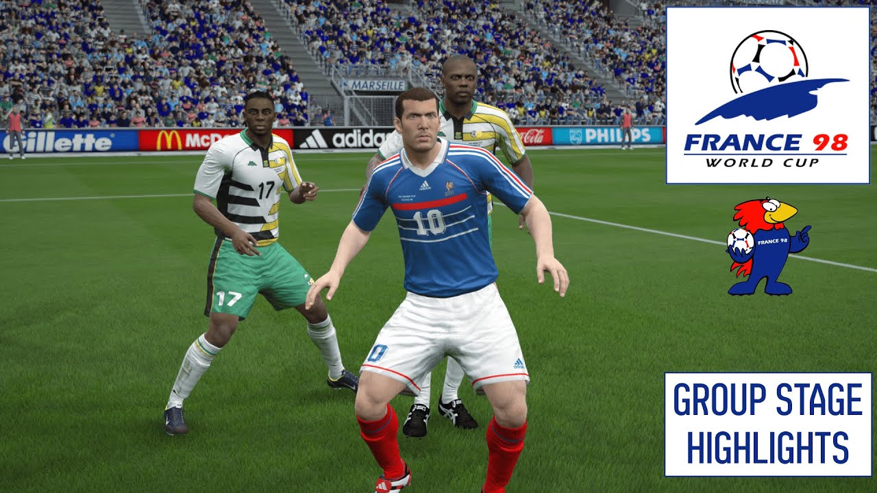 1998 World Cup SIM - Matchday 1 Highlights | Group C - YouTube