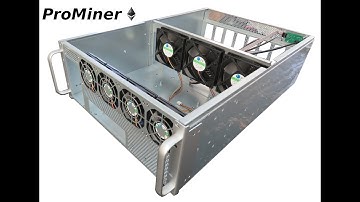 Switching 8 GPU open air mining rig into a server mining cabinet case. BTC, ETH