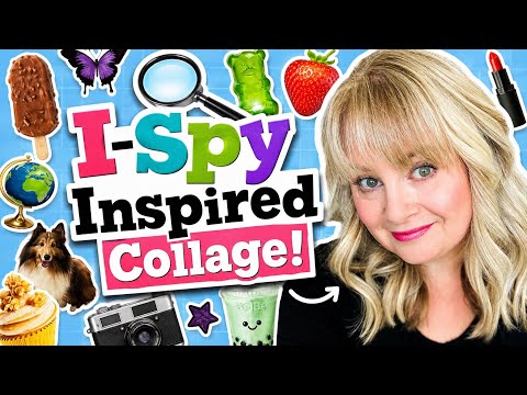 I-Spy inspired Collage Page❤️ Trying something new! 