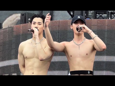 Moonbin & Sanha Ending Ment | Waterbomb Festival Busan | 07/30/2022