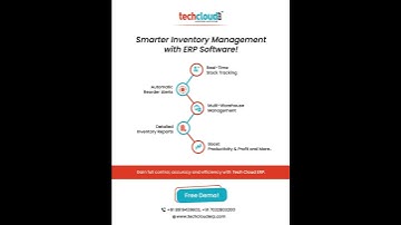 Smarter Inventory Management with Tech Cloud ERP