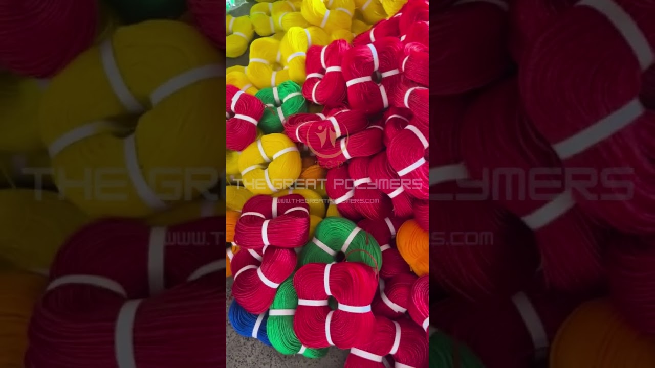 PE/PP FISHING ROPE 3 MM 500 GRAM MANUFACTURER COMPANY-THE GREAT POLYMERS/INDIA 