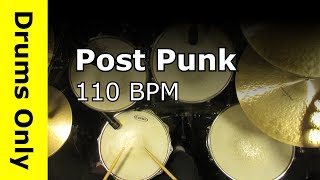 Post Punk Drum Track 110 BPM