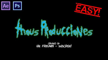 Rick and Morty Intro Title Animation Tutorial [After Effects & Photoshop] - Easy!