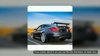 For BMW M3 Spoiler E92 E46 GTS Style 100% Carbon Fiber Universal Rear Wing Spoiler