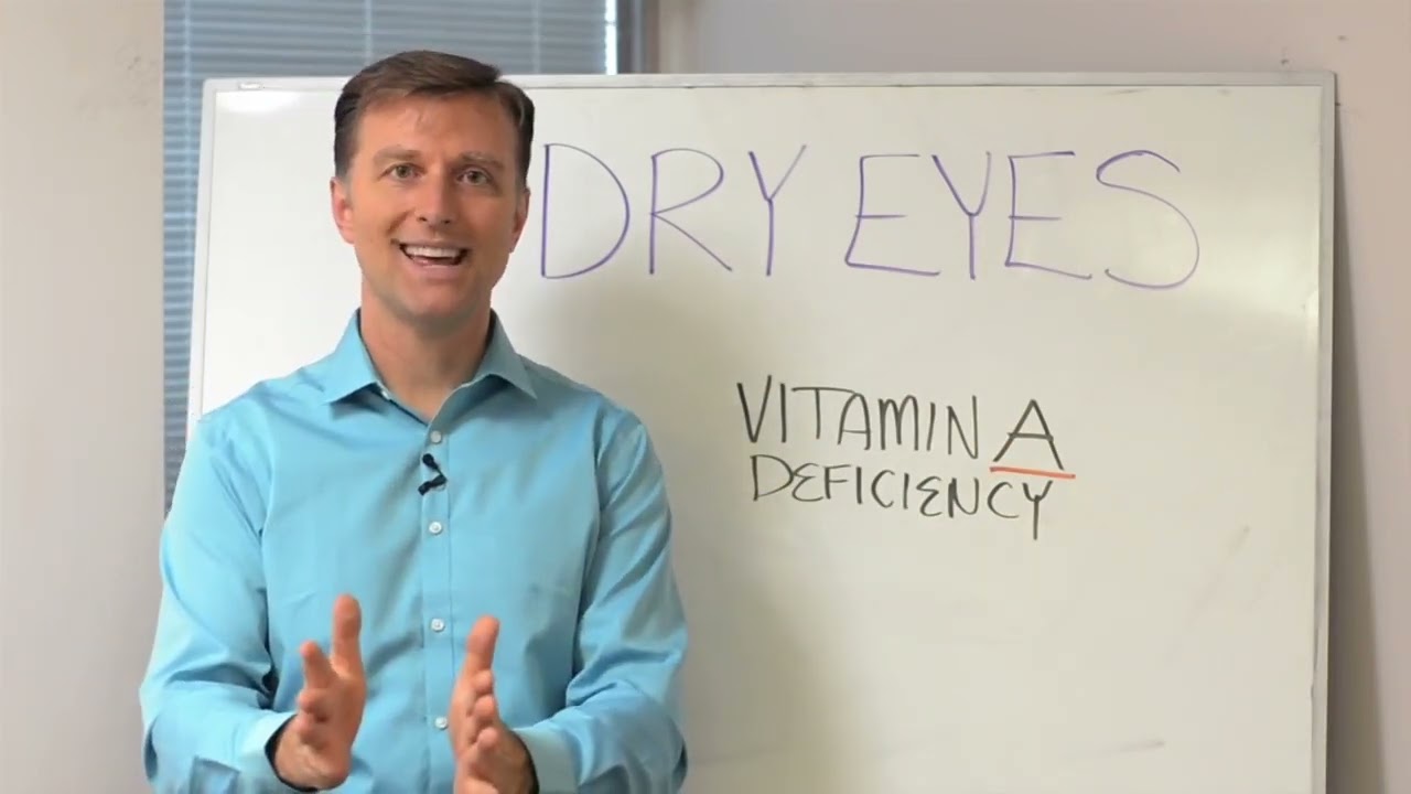 Vitamin A Deficiency Causes of Dry Eyes Explained by Dr.Berg YouTube