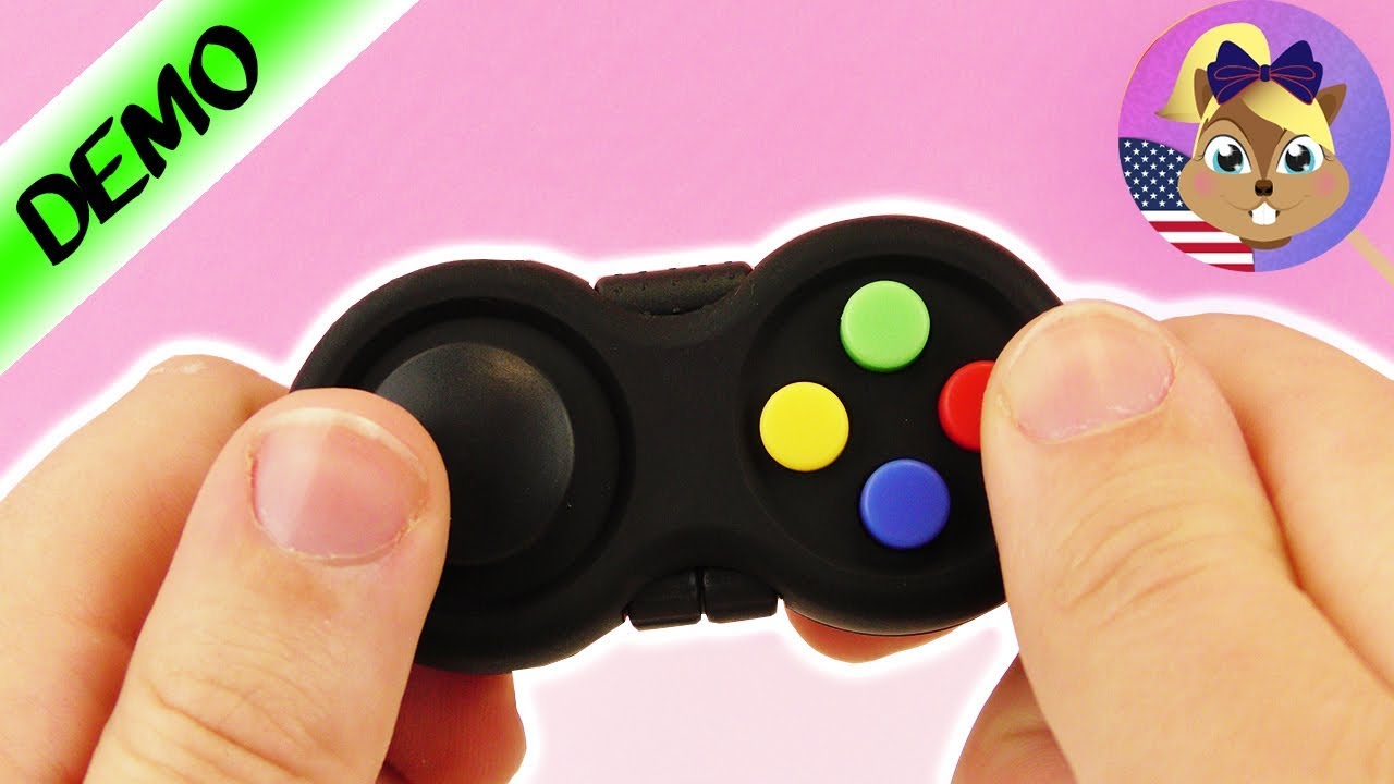 PILPOC Fidget Pad (Nero e Mix) – Fidget Toys per Adulti e Bambini a Forma di Controller