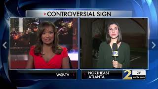 WSB-TV2 Report on Controversial Campaign Signs in Atlanta Suburbs