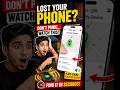 “Lost Your Phone? Do THIS First! 😱” #smartphone #foryou #tech #nirmaltechtips @Samsung #budgets