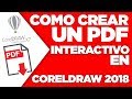 Aprende en este año 2022 como crear un PDF INTERACTIVO en Corel Draw 2018