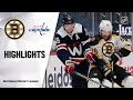 Bruins @ Capitals 4/8/21 | NHL Highlights