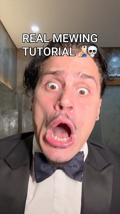 REAL MEWING TUTORIAL💀#real #mewing #tutorial #shelove #jawline #stepbystep