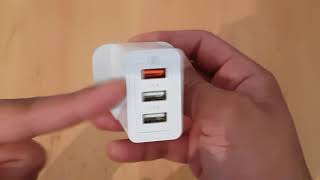 Charger USB 3 Port Qualcomm QC 3.0 EU Plug