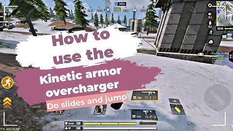 How to use the kinetic armor overcharger do slides and jump, CODM, PLUS GAMING .