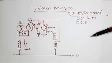 Speaker protection circuit diagram study